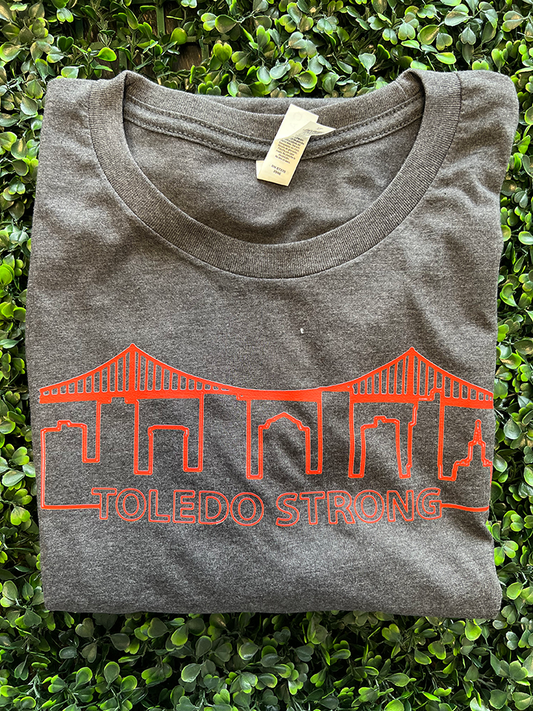 Toledo Strong Tee Gray w/ Red
